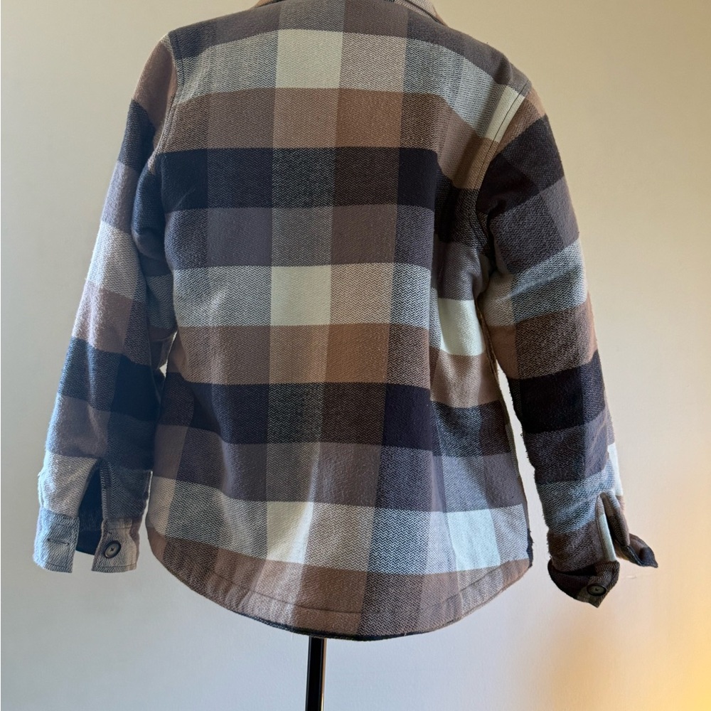 Plaid Button-Up Jacket - Picture 2 of 7